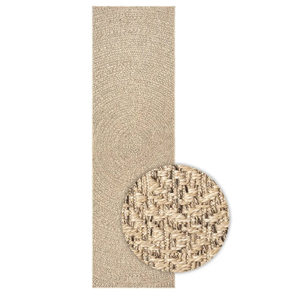 Tappeto ZIZUR 80x250 cm Aspetto Iuta per Interni ed Esterni 4006160