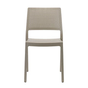 SET 6 SEDIE EMI TECNOPOLIMERO SCAB DESIGN - Tortora 15