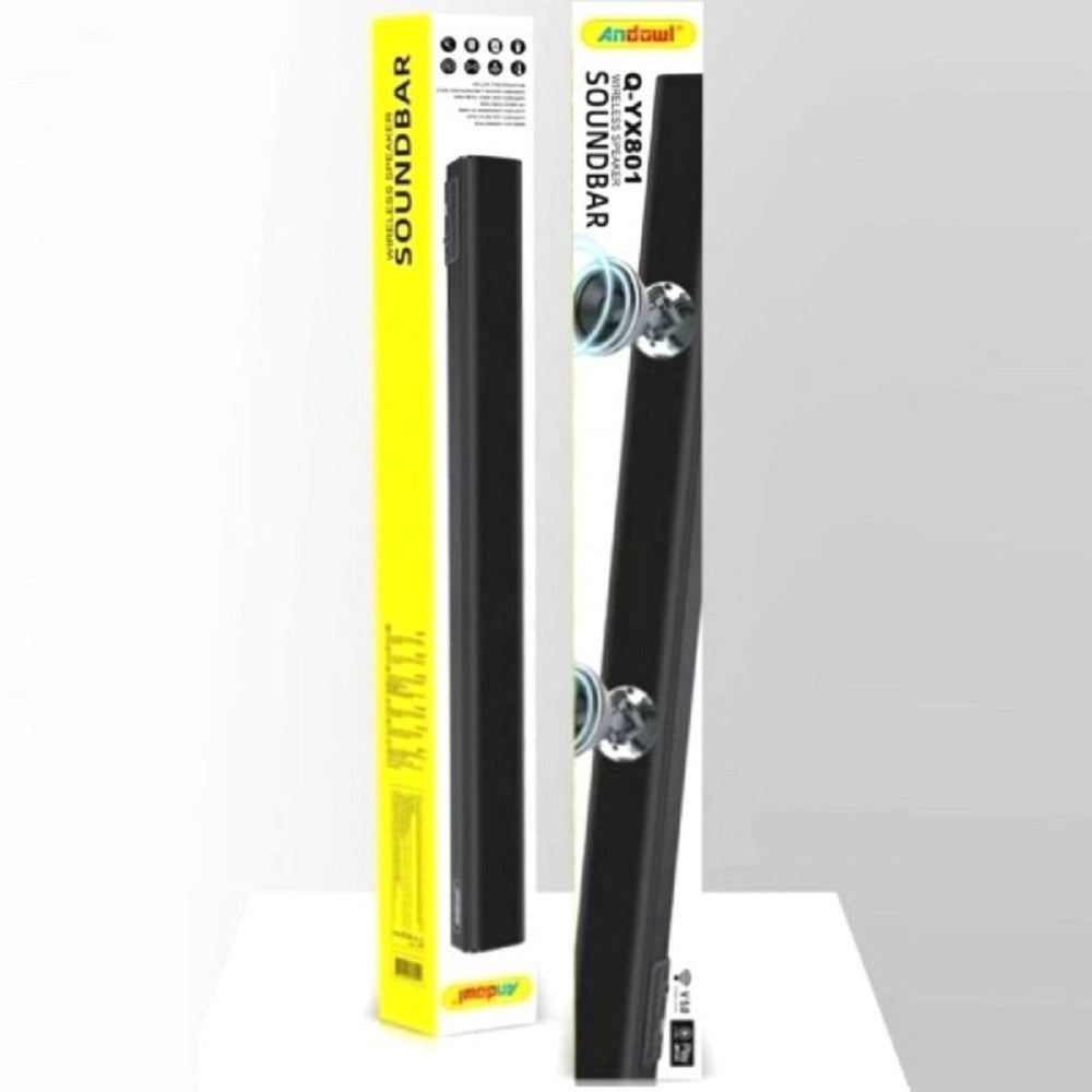 Trade Shop - Soundbar Barra Audio Bluetooth Wireless 5wx2 Ricaricabile Telecomando Q-yx801 -