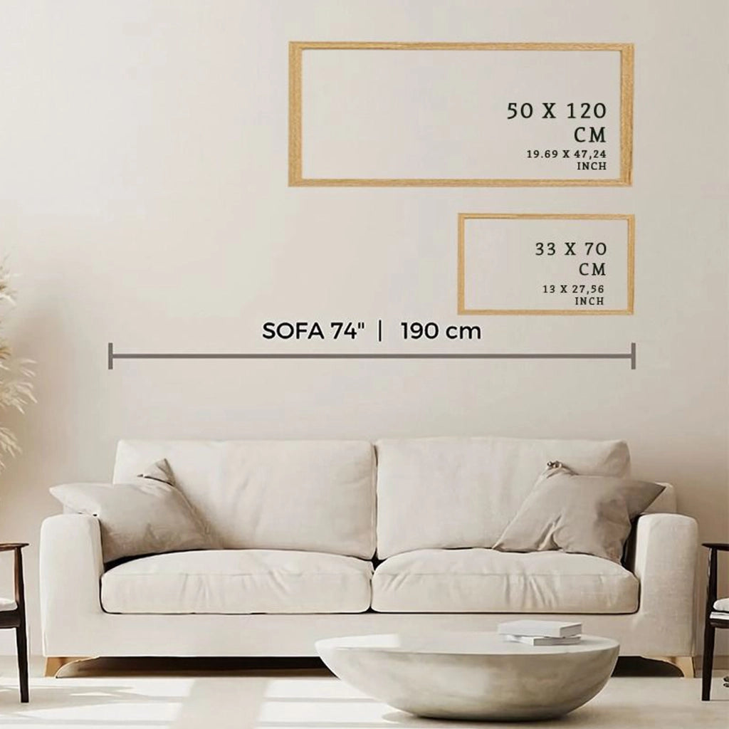Miri, Quadro Materiale Struttura in Legno Nobilitato, 50x120h cm Multicolore