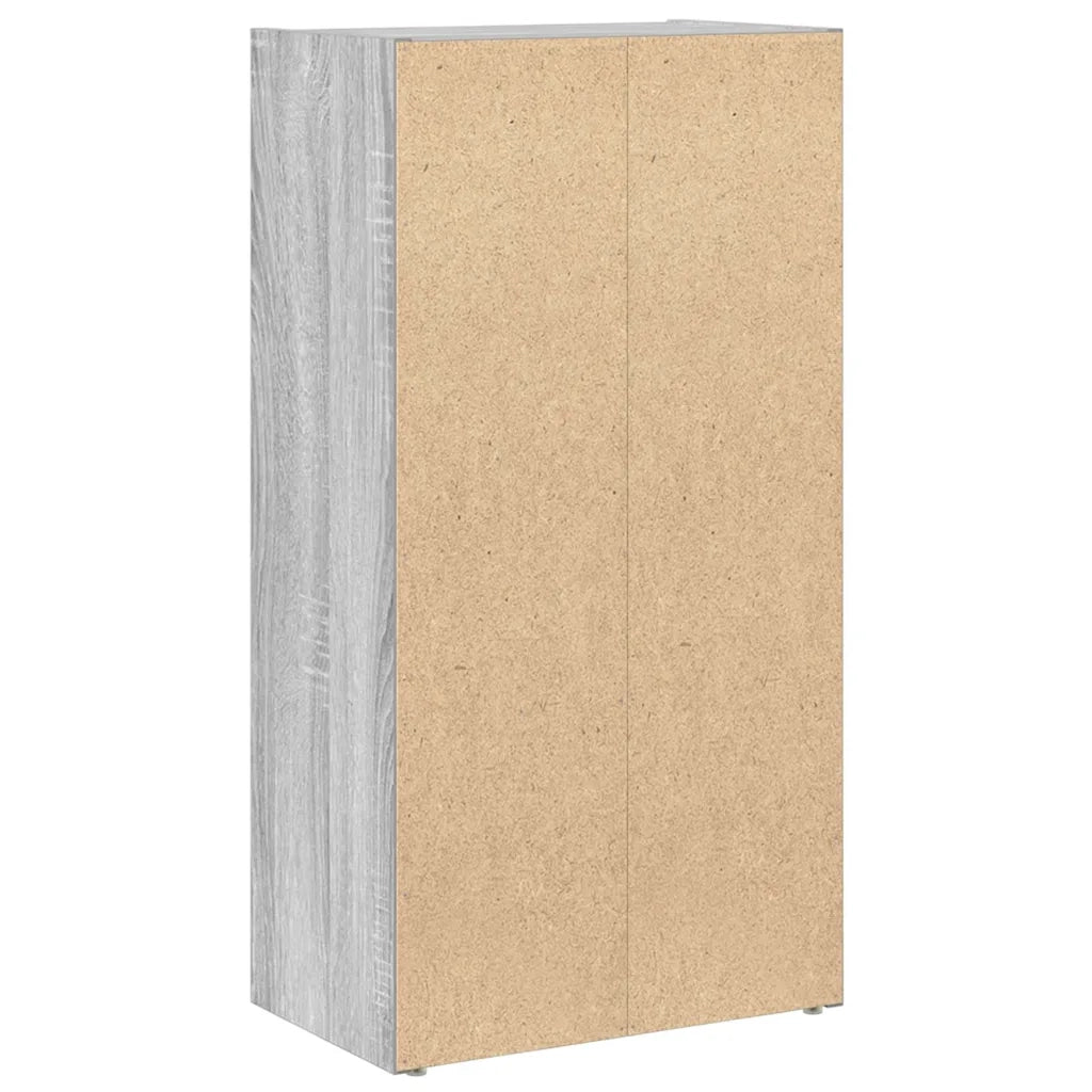 Libreria Grigio Sonoma 40x24x77 cm in Legno Multistrato