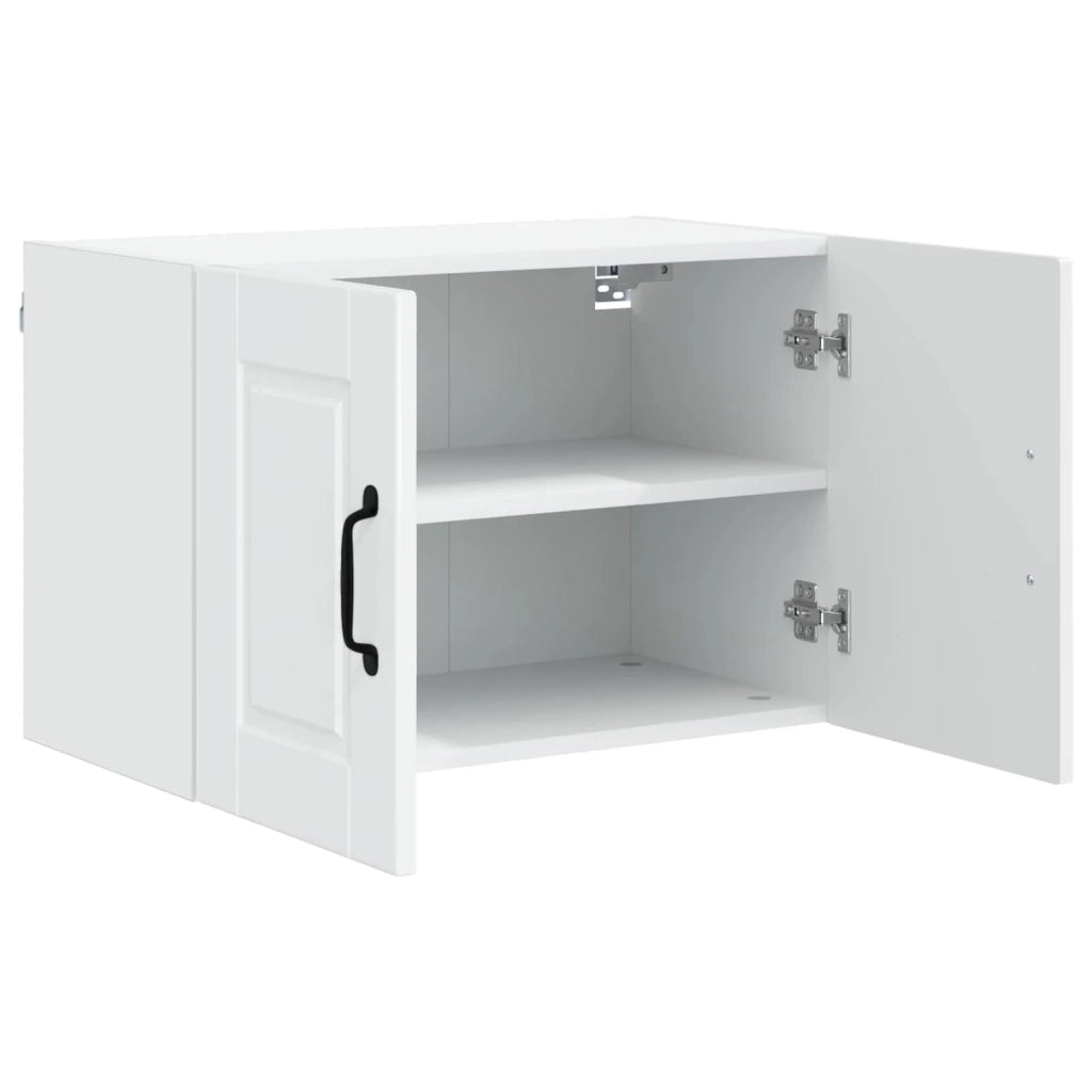 Set di 2 pensili da cucina moderni pratici 60 x 31 x 40 cm in legno composito bianco 02_0054269