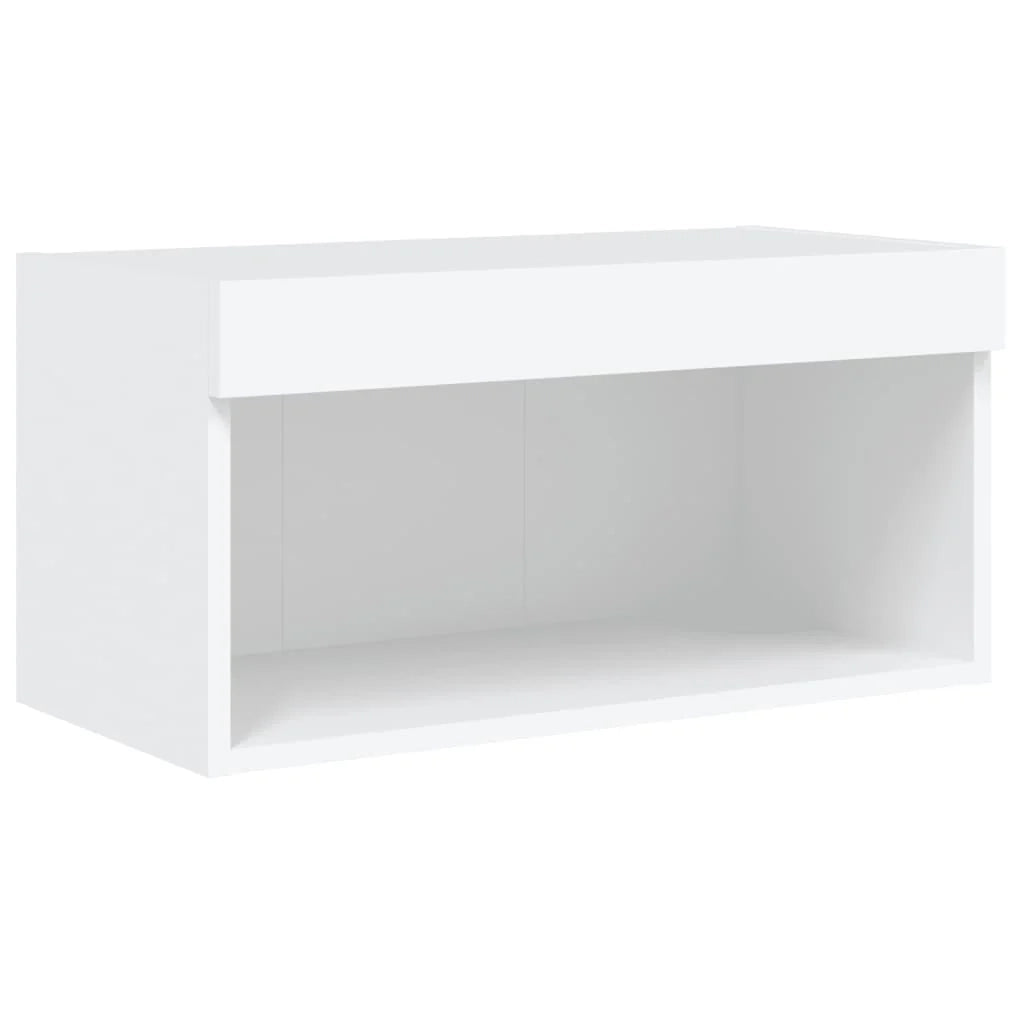 Mobile porta TV/armadio/parete attrezzata da 6 pezzi per soggiorno camera da letto o sala da pranzo con luci LED bianco (02_0025346)