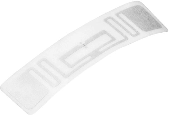 Etichetta RFID ricaricabile - Adesivo RFID 73x20 mm - Tracciamento bagagli - 100 pezzi - Elenco inventario - Autenticazione e logistica