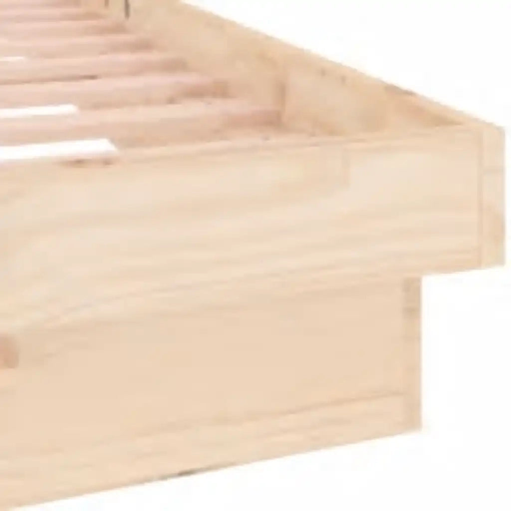 Giroletto con LED 140x200 cm in Legno Massello 819972
