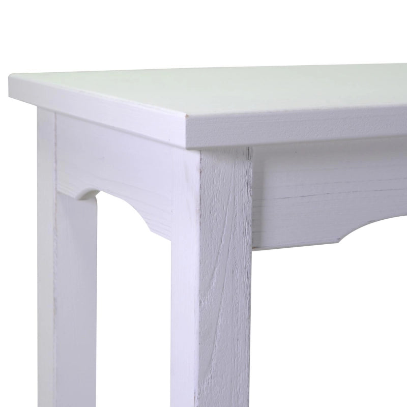 Tavolo esposizione legno nantes bianco quadro cm 50x50h70