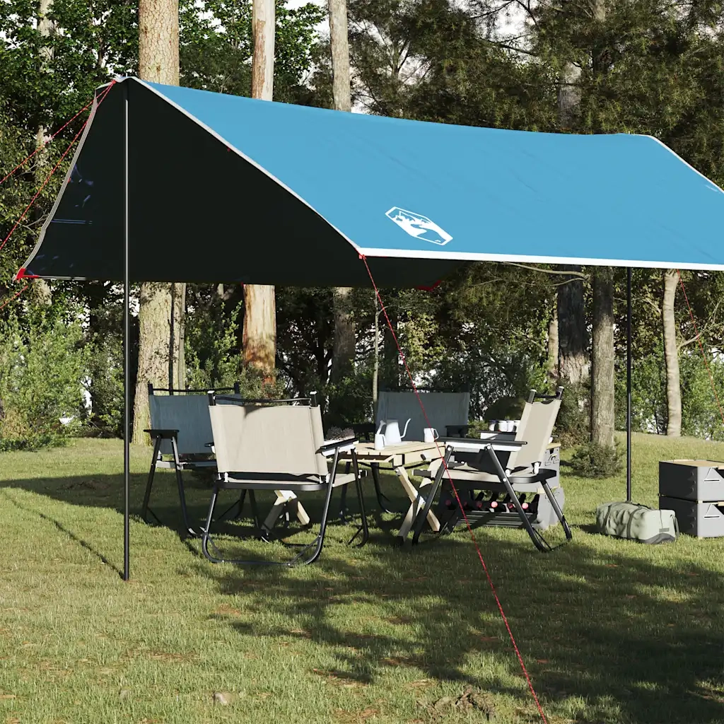 Telone da Campeggio Blu 430x380x210 cm Impermeabile 94680