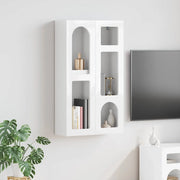 Armadio pensile con lo scaffale Bianco Lucido 59 x 20 x 100 cm 891368