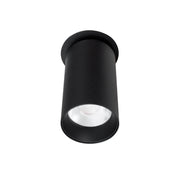 Faretto incasso tubolare nero tondo LED 9W 3000K Maxlight