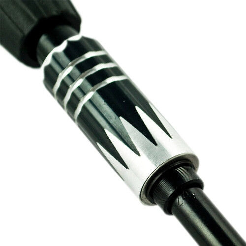 Cavalletto Bici Supporto Bicicletta Laterale 1 Gamba Regolabile Piedi Bici Nero