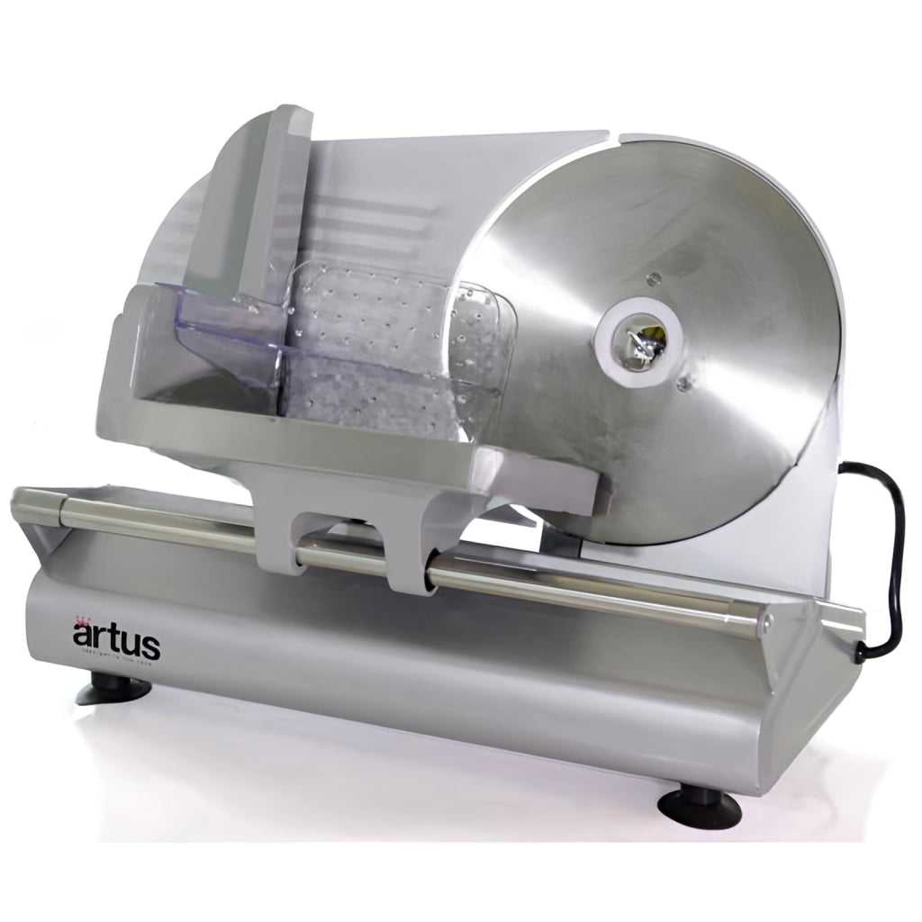 Affettatrice Elettrica Artus AF22-Lama Inox 220mm,Potenza 150W,Spessore Regolabile