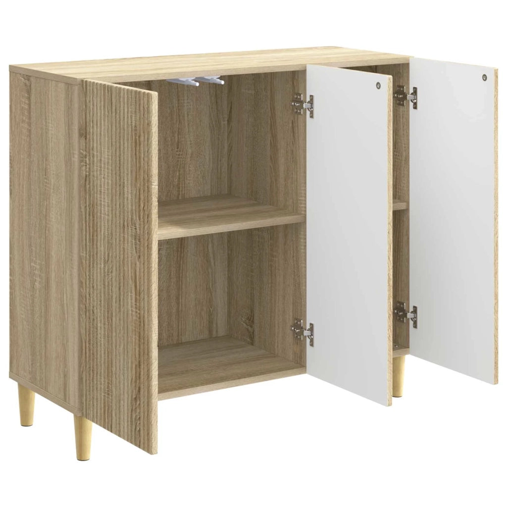 Credenza Rovere Sonoma 89 x 34,5 x 80 cm Legno ingegnerizzato 894647