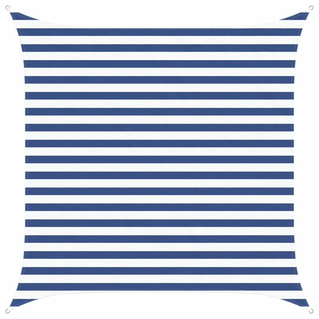 Vela da ombra solare Blu e Bianco 2,5 x 2,5 m
