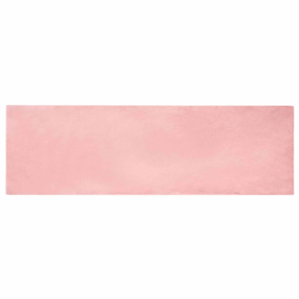 Tappeto antiscivolo in sintetica di coniglio OLITE Rosa 42021700