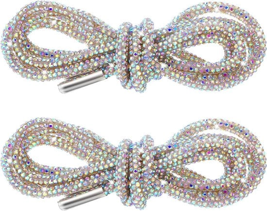Decorazioni per Scarpe con Cristalli Strass - 2 Pezzi - per Stivali, Scarpe da Tennis e Slip-on