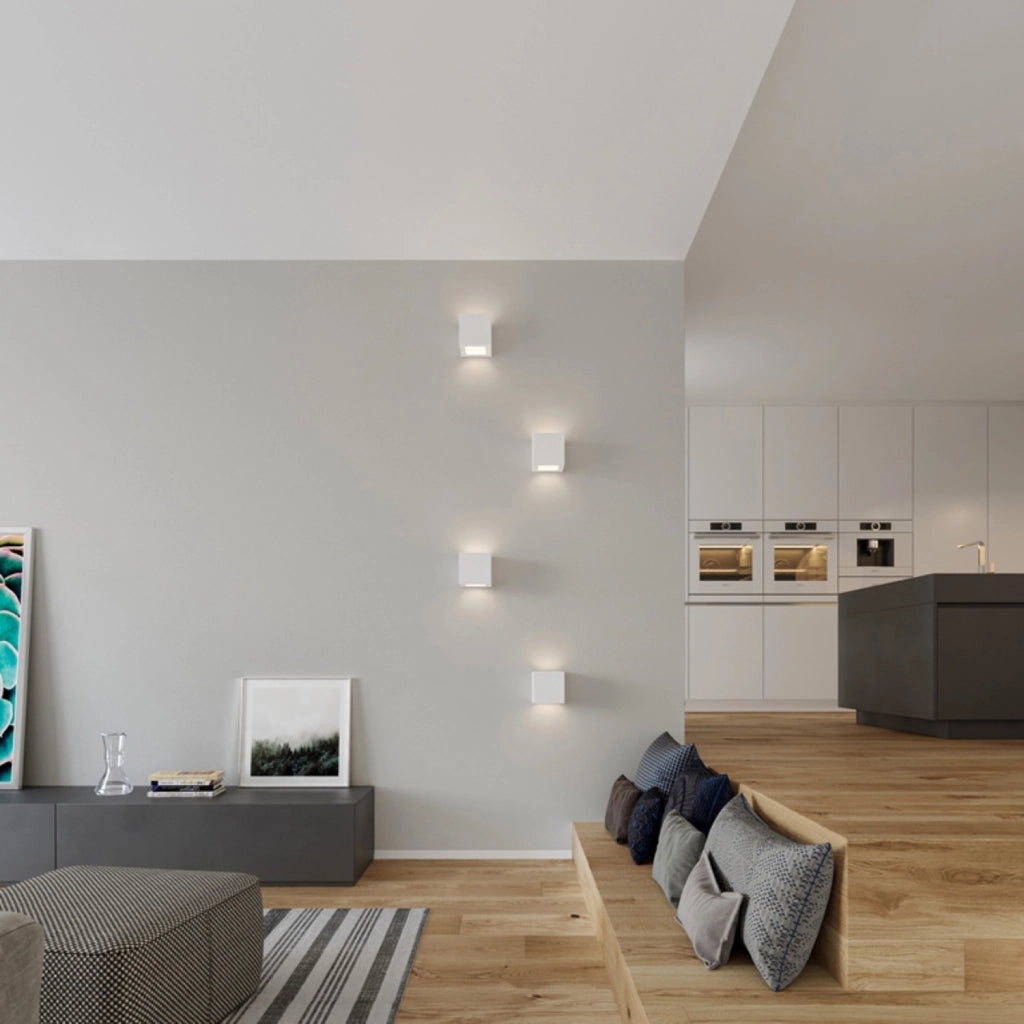 Applique ceramica bianca REGULO Pure Lume E27 15cm IP20