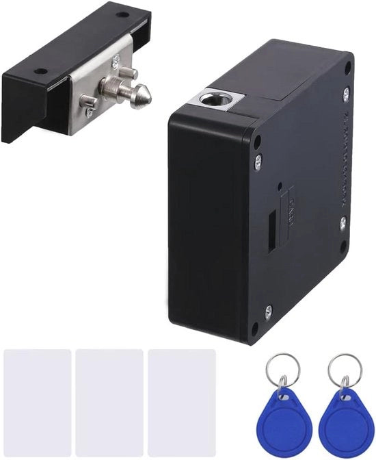 Sistema di Chiusura Elettromagnetica con Cavo USB - Cassetto di Sicurezza Nascosto con RFID per Ufficio e Casa