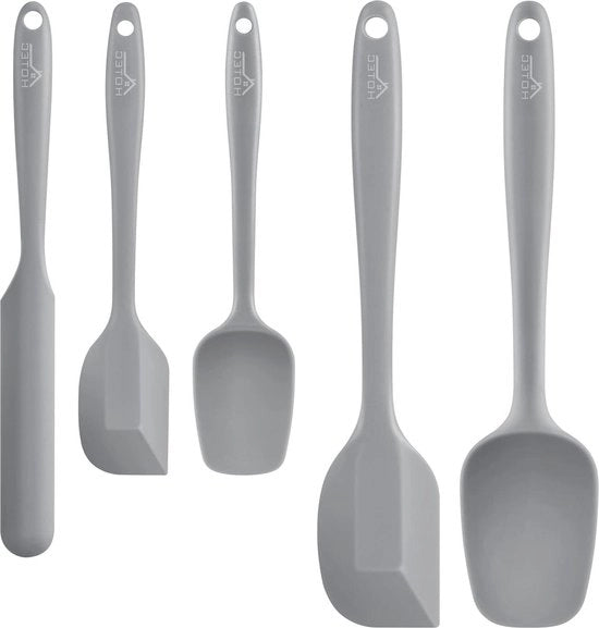 Set di Spatole in Gomma di Silicio - Alta Resistenza al Calore - Accessori da Cucina per Frittate e Cottura