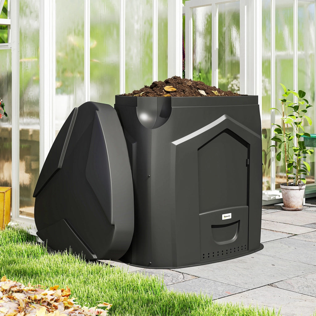 Compostiera Giardino 240L ¨C zephmum ¨C Nero