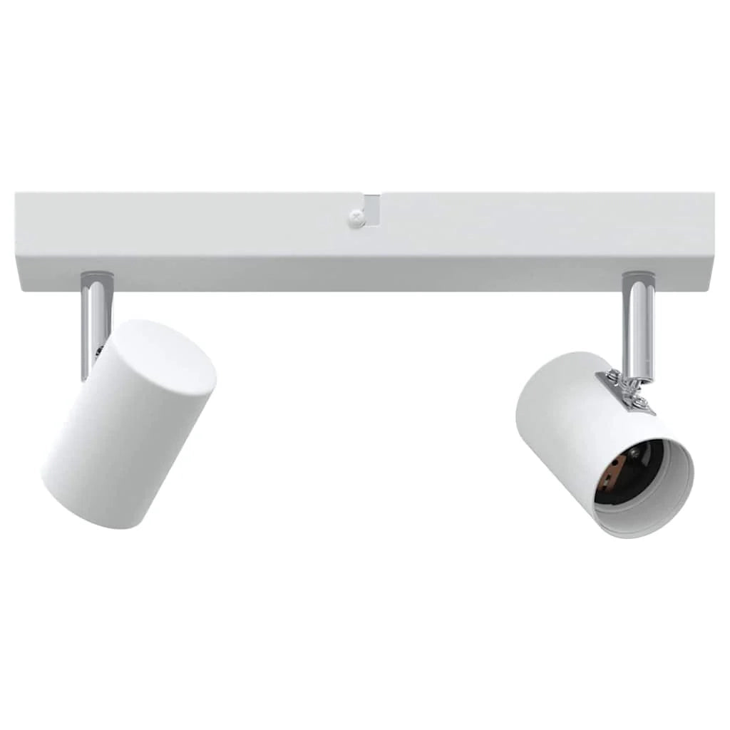 Faretto da soffitto moderno orientabile 26 x 6,5 x 11,5 cm in metallo bianco 02_0058289