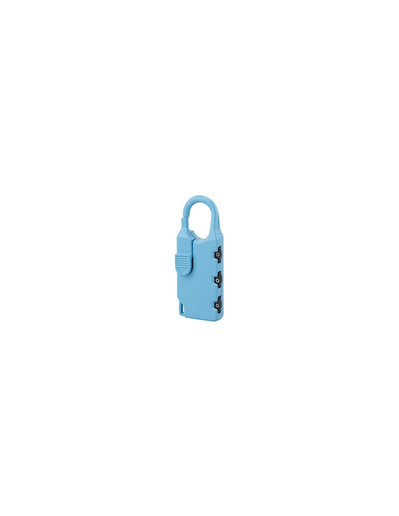Lucchetto a combinazione rettangolare Nomad, 3 cifre, interno, arco in acciaio, 30 mm – THIRARD