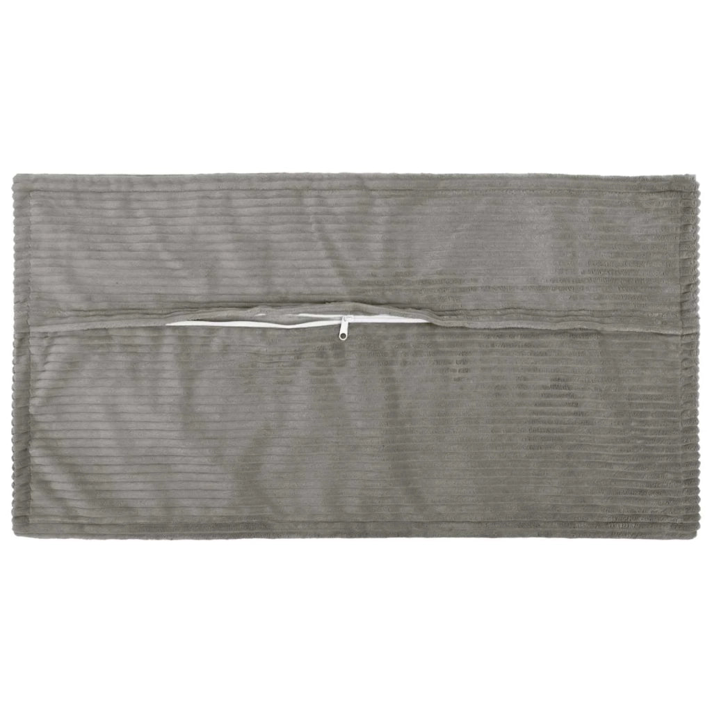 Federa 2 pz HOUTEN Grigio Chiaro 40 x 80 cm corduroy 918166