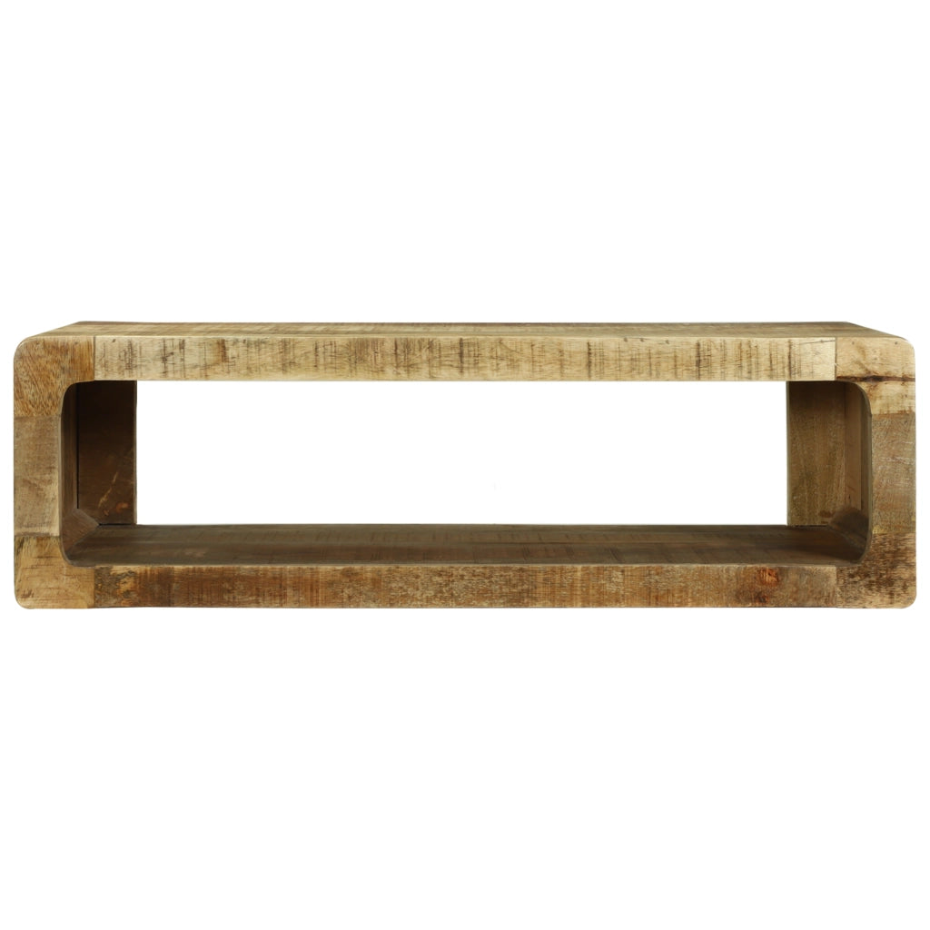 Armadio TV 80x30x25 cm Legno massello di mango grezzo