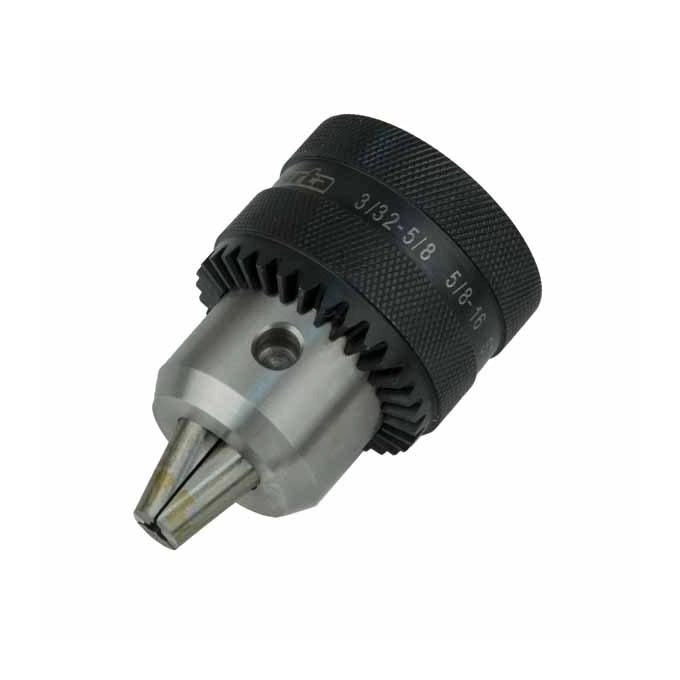 Porta AP16F12 Serie Industriale Mandrino a Cremagliera 3,0-16 mm Attacco 1-2''F con Chiave inclusa colore Nero