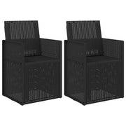 Sedie da pranzo da giardino 2 pz | Sedie da Esterno Antracite 53 x 47 x 88,5 cm