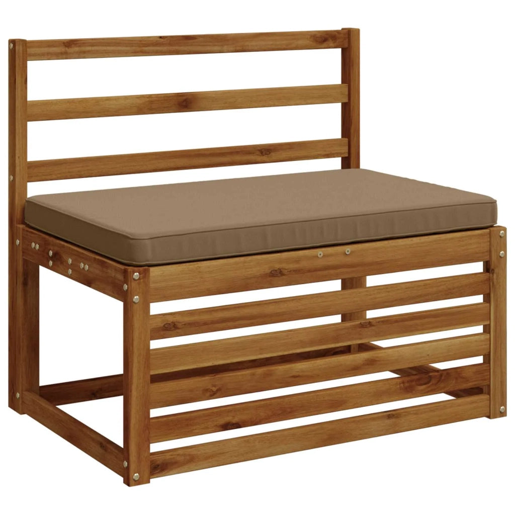 Cuscino per Panchina a 1 Pezzo VUGHT 100% Poliestere Tortora 951684