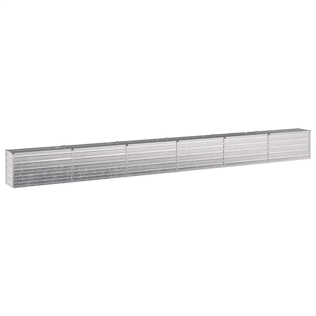 Letto rialzato da giardino Argento 600 x 40 x 55 cm 8006302