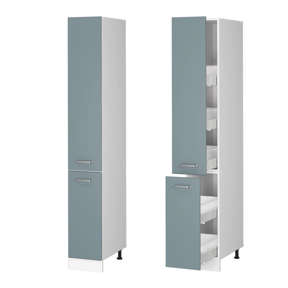 Vicco Armadio da farmacia Grigio-blu 30 cm