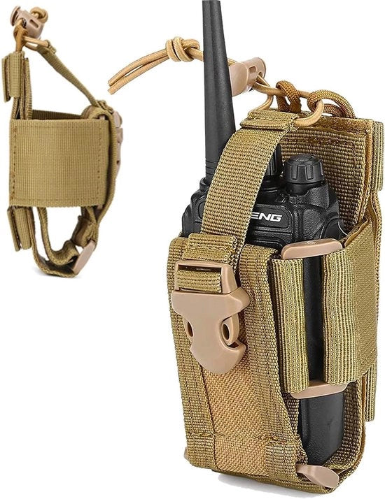 Tas tattica per comunicazione di squadra - Alloggiamento per radio a trasmettitore per camminate all'aperto - addestramento faccia a faccia - arrampicata - ciclismo.