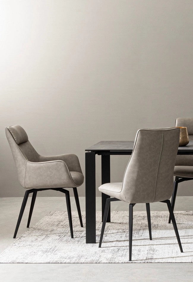 Tappeto 200x290 cm Suri in Tessuto Argento