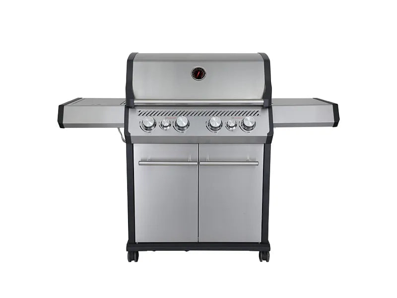Barbecue a Gas Generation INX 426 - 4 Fuochi Inox con Fornello Laterale