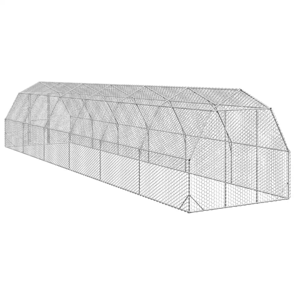 Recinto per Polli 2,5x12x2,25 m in Acciaio Zincato 3328520