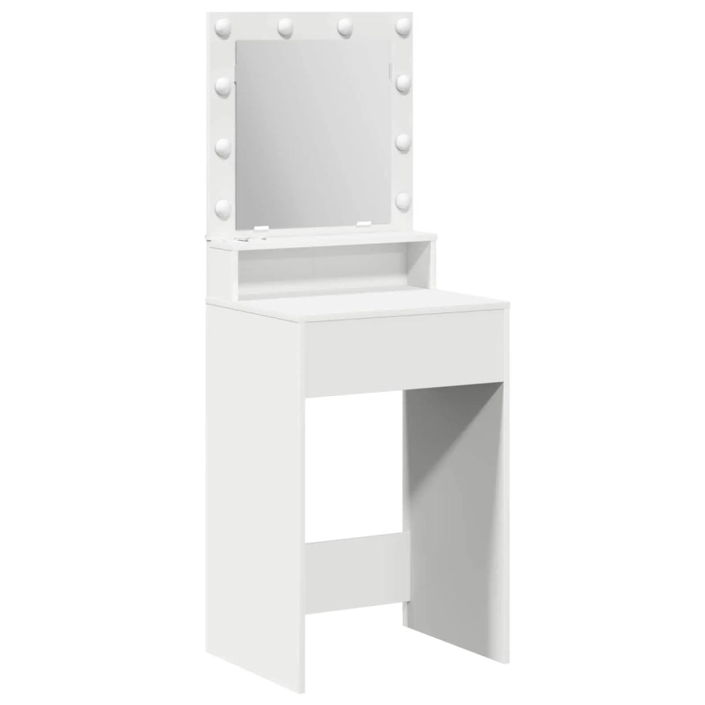 Toeletta | Tavolo da Trucco Bianco 50 x 41 x 135 cm Legno multistrato