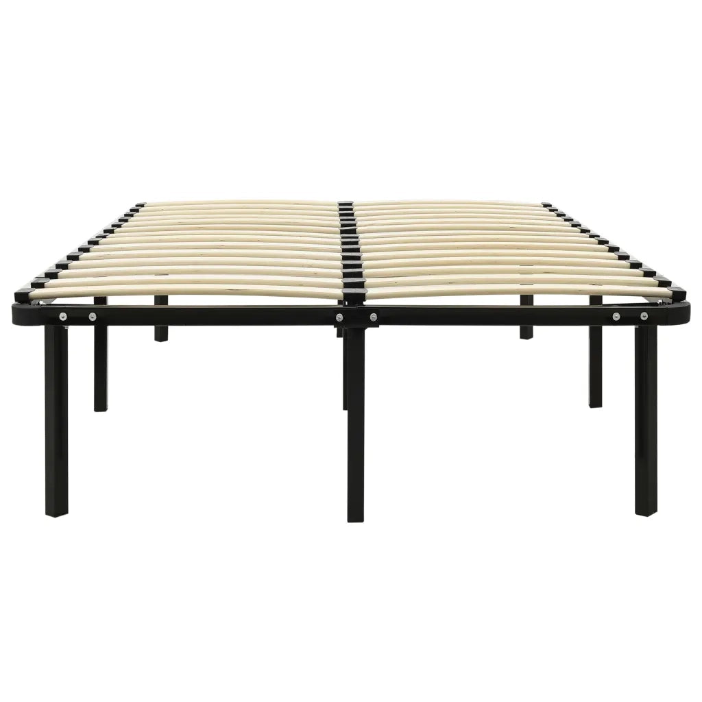 vidaXL Giroletto Nero in Metallo 200x200 cm