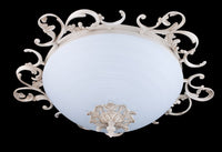 Plafoniera Ceiling & Wall in Metallo Speria Crema
