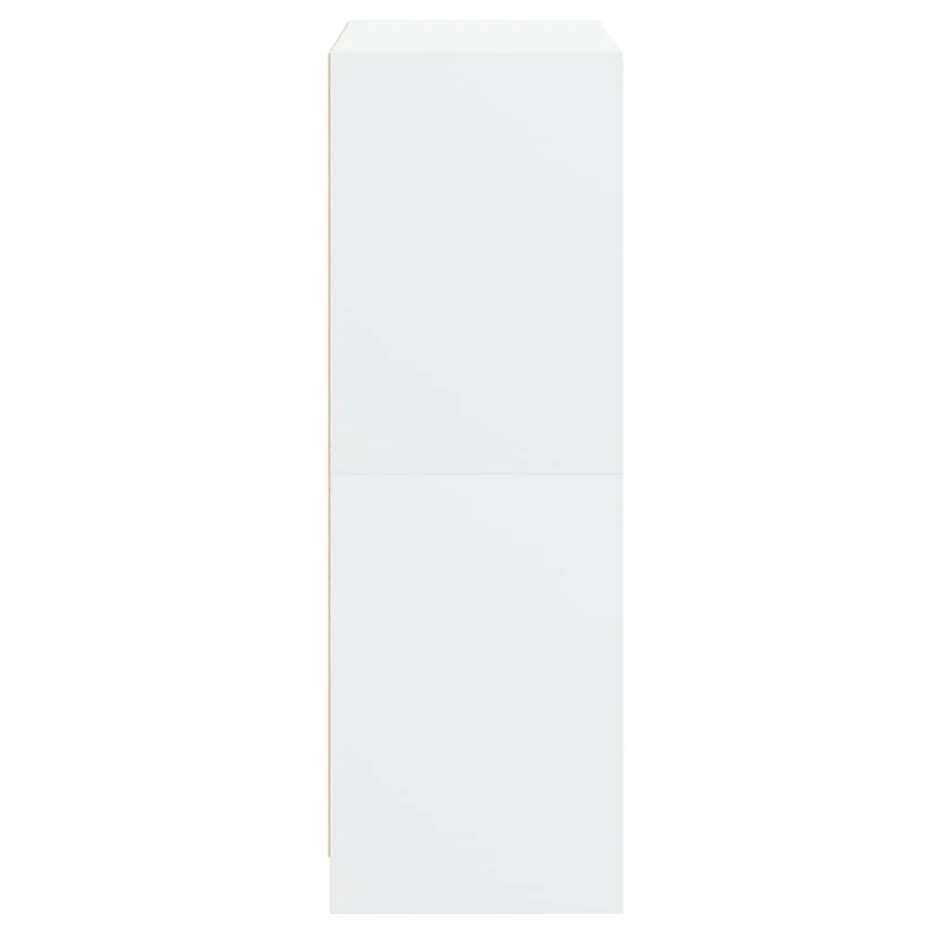 Buffet credenza cassettiera mobiletto mobile contenitore organizer cucina soggiorno salotto alto con ante 68 x 37 x 109 cm legno ingegnerizzato bianco 02_0032226