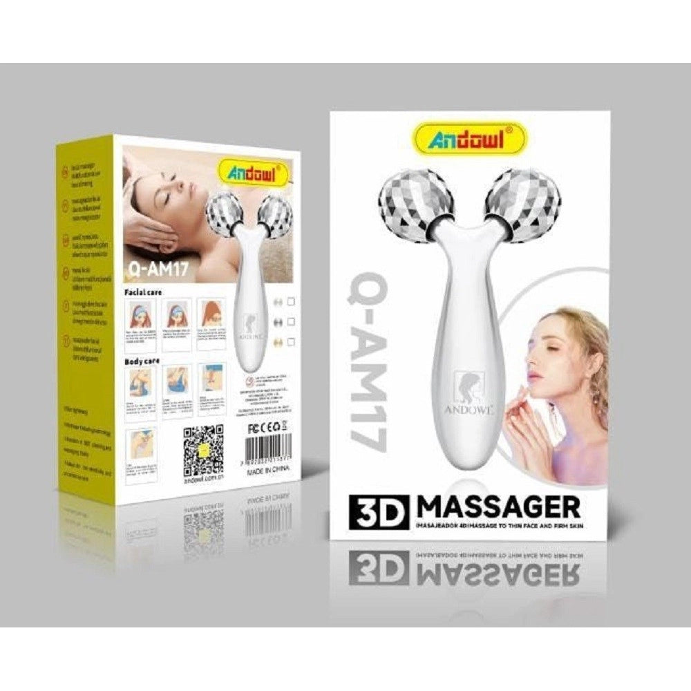 Trade Shop - Massaggiatore Facciale 3d Massaggio Su Viso Pelle Stimola La Circolazione Q-am17 -