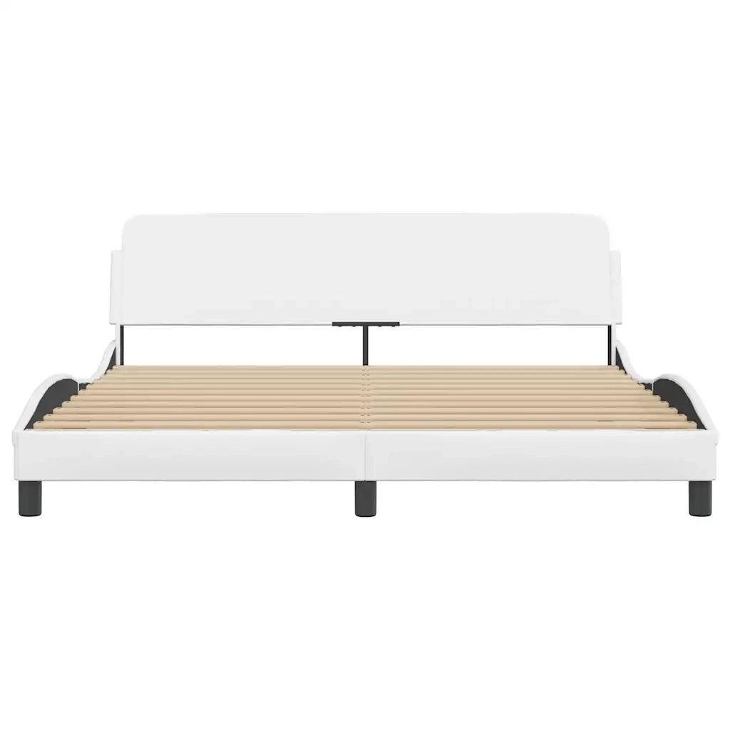 Giroletto Dover Bianco 180x200 cm in Similpelle 373239
