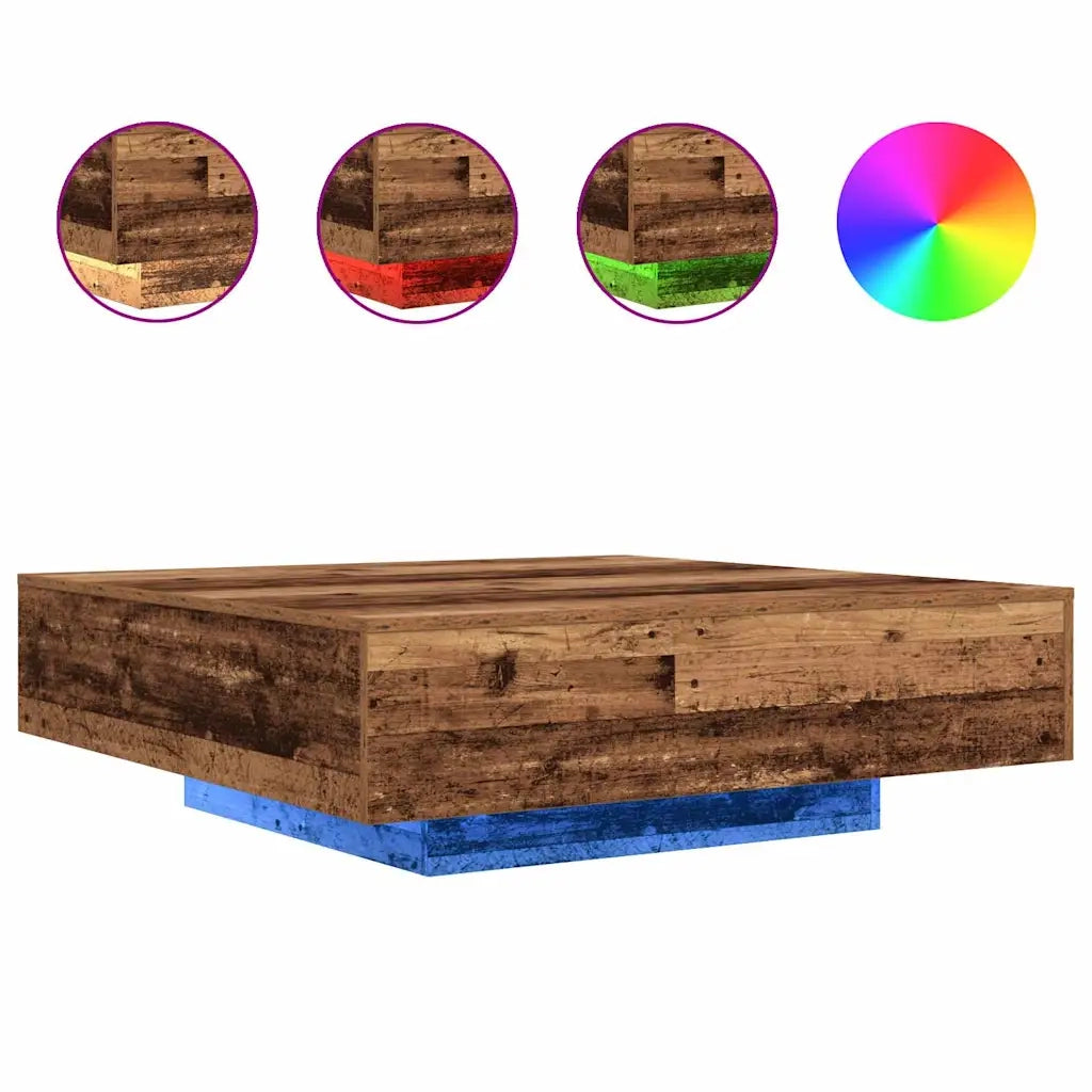 Tavolino da salotto Legno vecchio 100 x 100 x 31 cm 863006