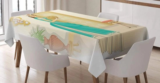 Tela da Cucina per Donna a Mano - 140 x 170 cm - Multicolore - Quadrata