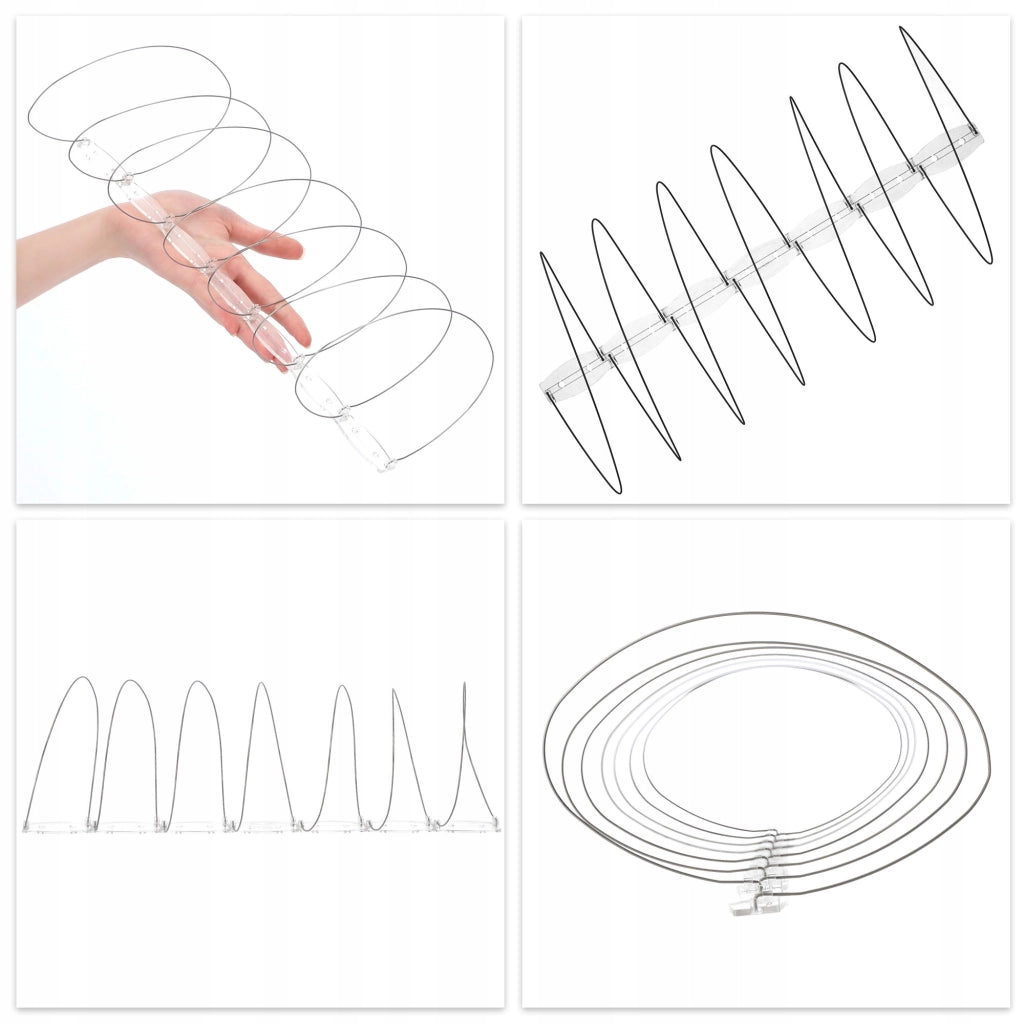 Spirali KADAX per uccelli, piccioni, dissuasori anti-uccelli, piccioni, corvi, 3M, 9 pezzi