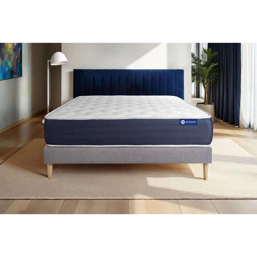 Kit rete e materasso Actilatex sleep 120x220cm - Spessore : 22cm - Lattice e memory foam - Bilanciato -