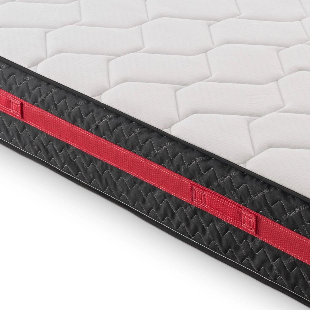 Materasso Piazza e Mezza 120x200 GRAFENE in Memory Foam - Altezza 28 cm - Memory Thermico - A zone di portanza differenziata