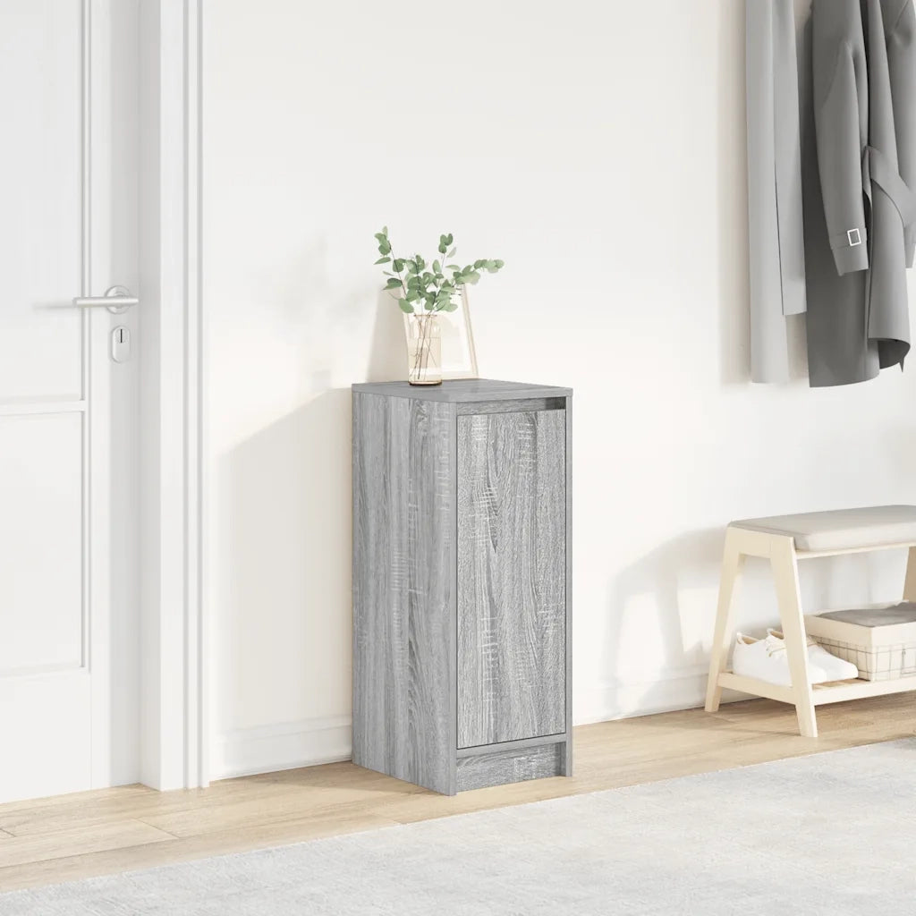 Scarpiera Grigio Sonoma 29,5x34x76 cm in Legno Multistrato 861864