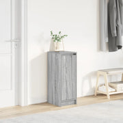 Scarpiera Grigio Sonoma 29,5x34x76 cm in Legno Multistrato 861864