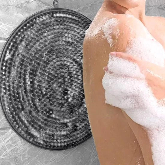 Scrubber per vasca con maniglie siliconizzate - accessori per doccia e bagno - idoneo per uomo e donna (LI6729)